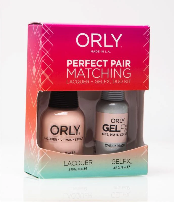 Orly GelFX Duo Cyber Peach (Lacquer + Gel) .6oz / .3oz 31225