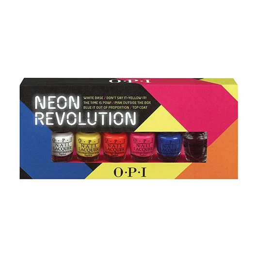 OPI Nail Lacquer Mini Pack Neon Revolution - 6Ct SRE71 - Image 3