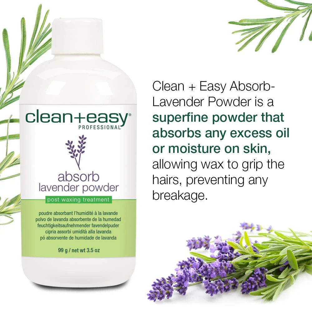 Clean & Easy Absorb Lavender Powder 3.5 oz. #47205 - Image 2