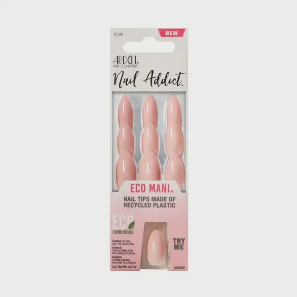 Ardell Press-on Nails Nail Addict Eco Mani Nude #58643