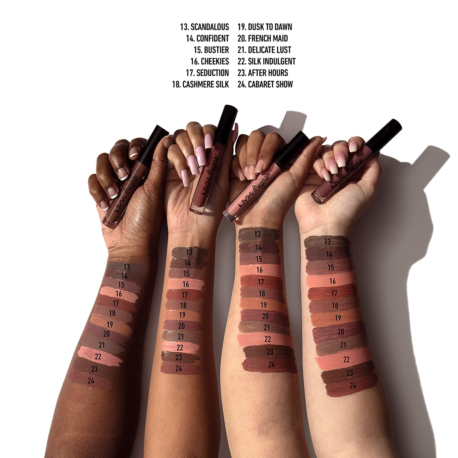 NYX Lip Lingerie Matte Liquid Lipstick -Seduction LIPLI17 - Image 3