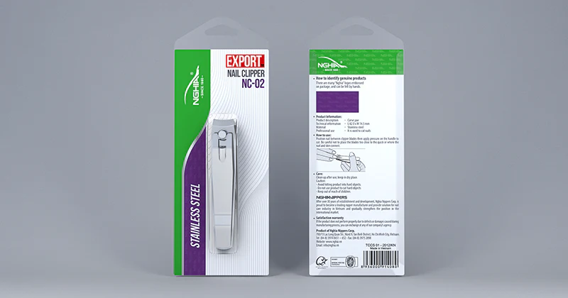 Nghia Nail Clipper Stainless Steel Curved B 902 - Image 3