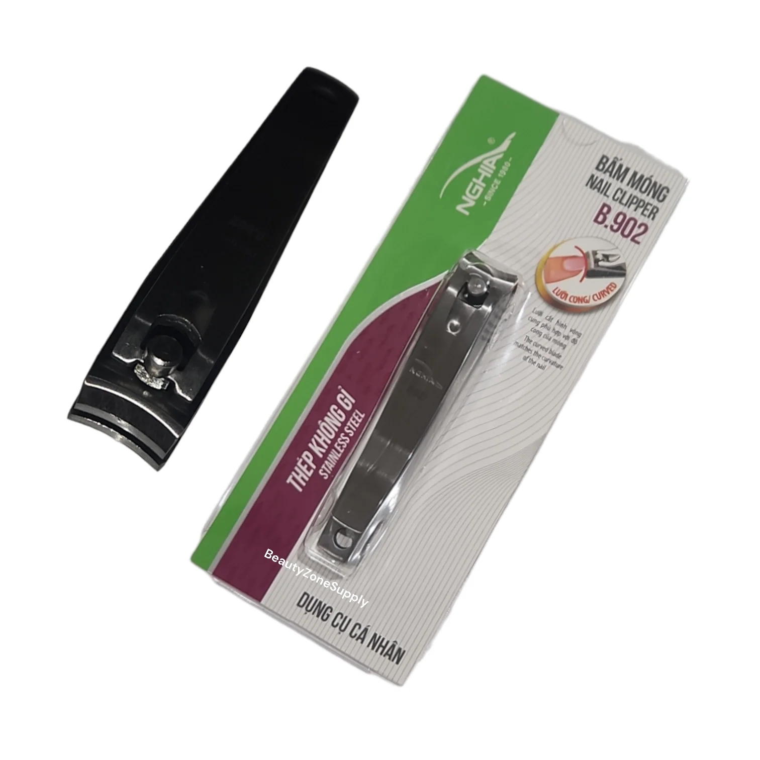Nghia Nail Clipper Stainless Steel Curved B 902 - Image 4
