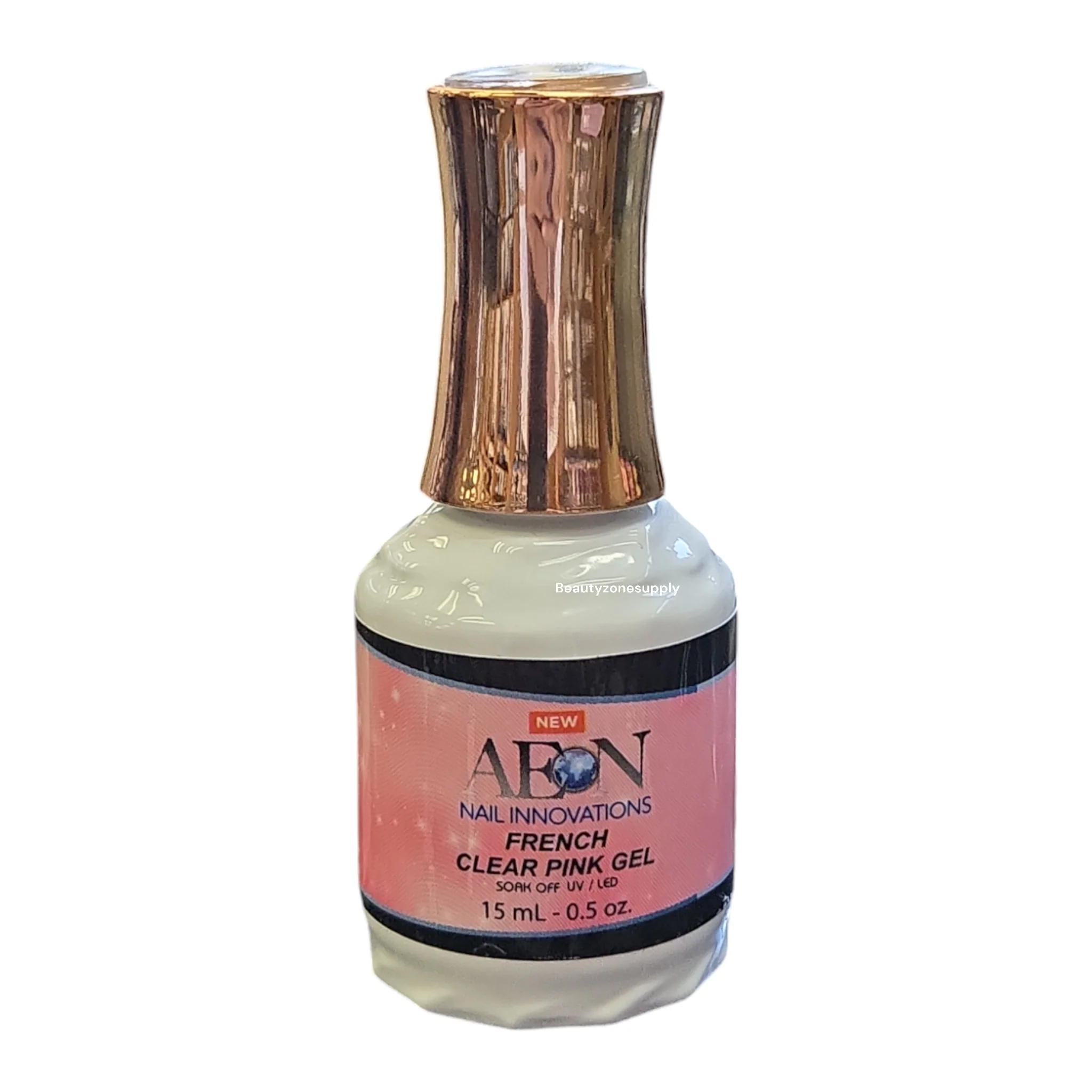 Aeon Soak off French Clear Pink Gel 0.5 oz - Image 2