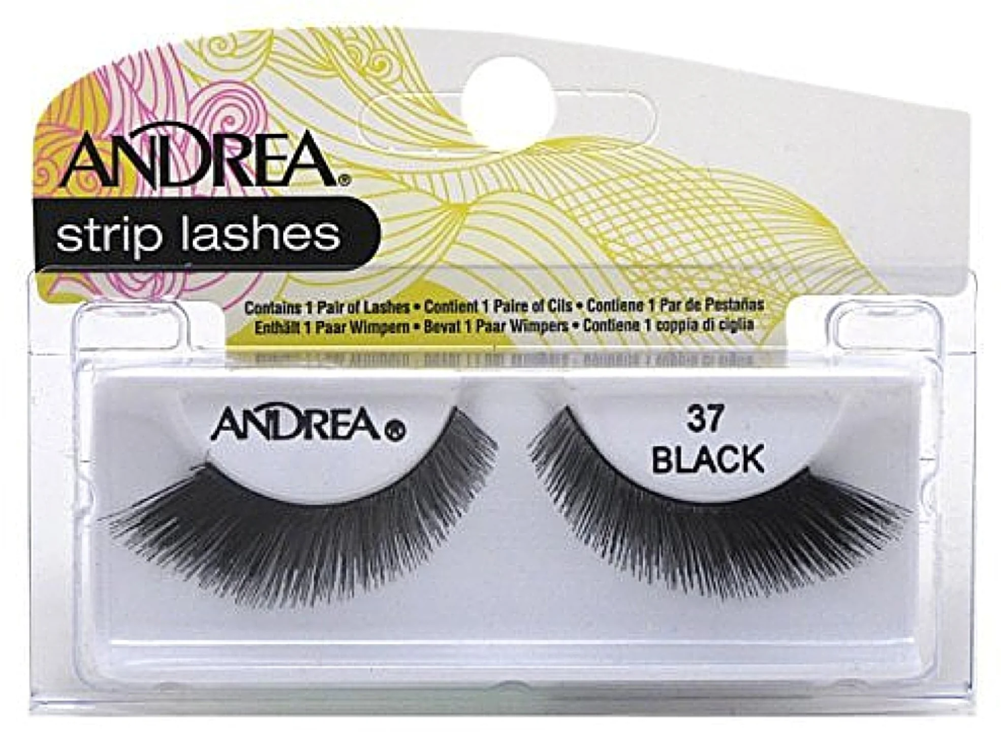 Andrea Strip Lashes 37 Black #61990 - Image 2