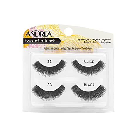 Andrea Strip Lash Twin Pack Lashes Black 33 #61793 - Image 2