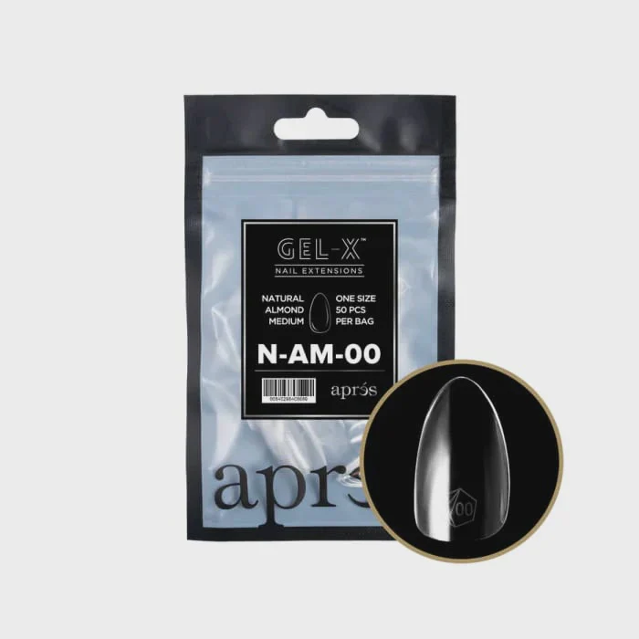 Apres Gel-X® Refill Bag 50 tips Natural Almond Medium