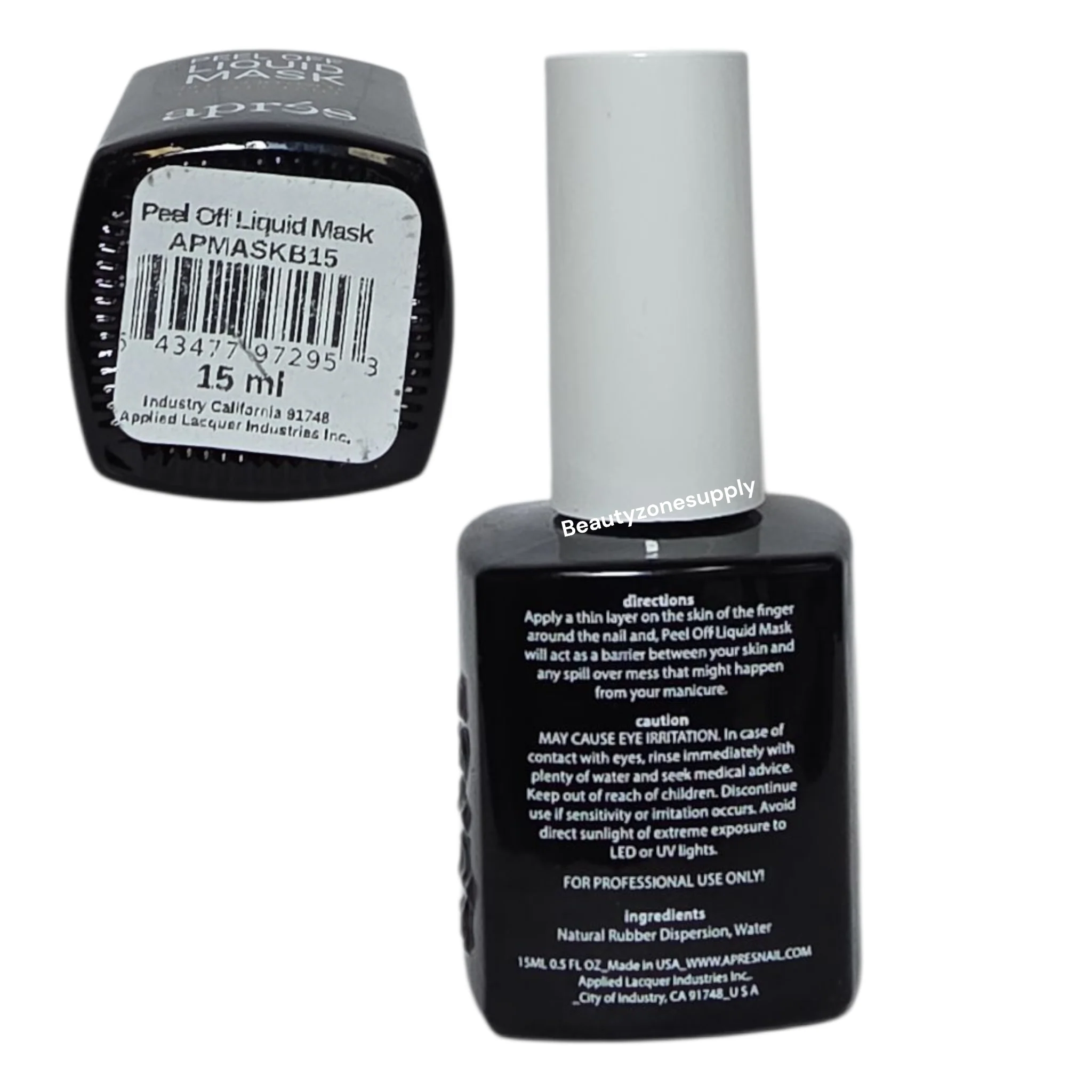 apres Gelcoat Peel Off Liquid Mask 15ml #APMASKB15-NP - Image 2