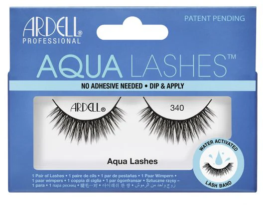 Ardell Aqua Lashes - Strip Lashes 340 (1 pair)  #63401 - Image 2