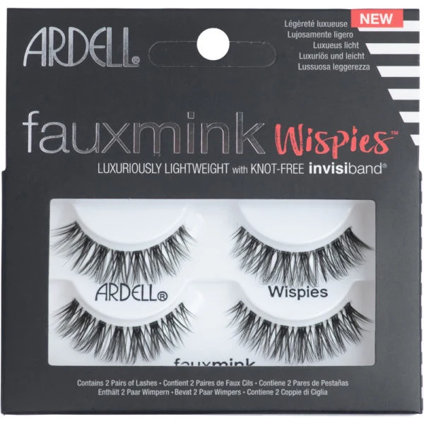 Ardell Eyelash Twin Pack Faux Mink Wispies #67414