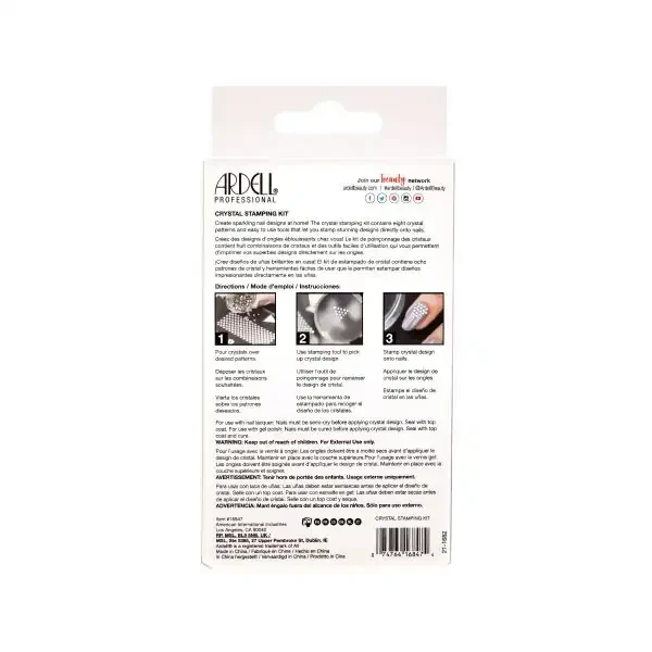 Ardell Nail Addict Crystal Stamping Kit #16847 - Image 2