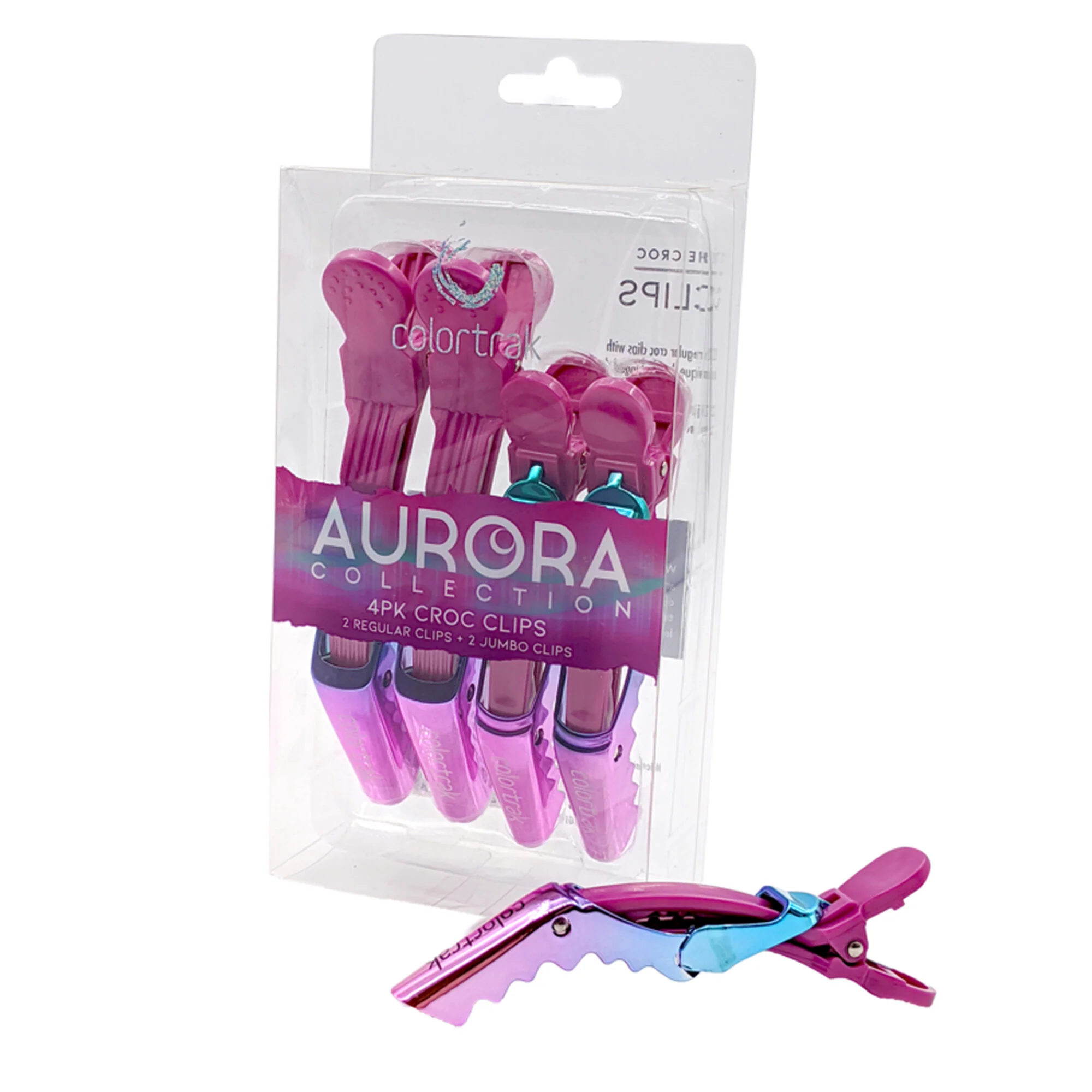Aurora Collection  4 pk Croc Clips
