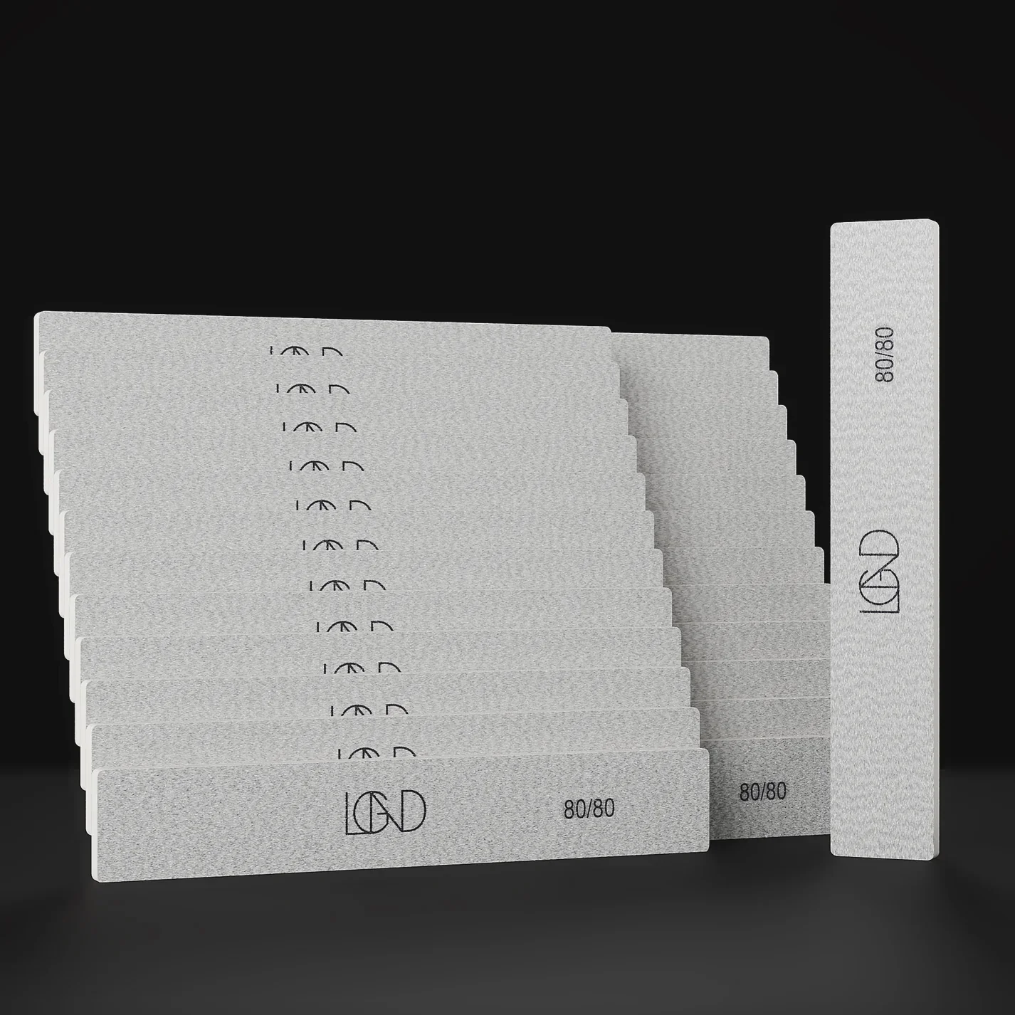 Chaun Legend LGND ZEBRA RECTANGLE FILE 80/80 25 PACK #25LGZREC80