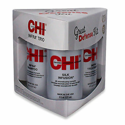 Chi Infra Infra Trio kit (Treatment, Shampoo & Silk Infusion) - Image 4