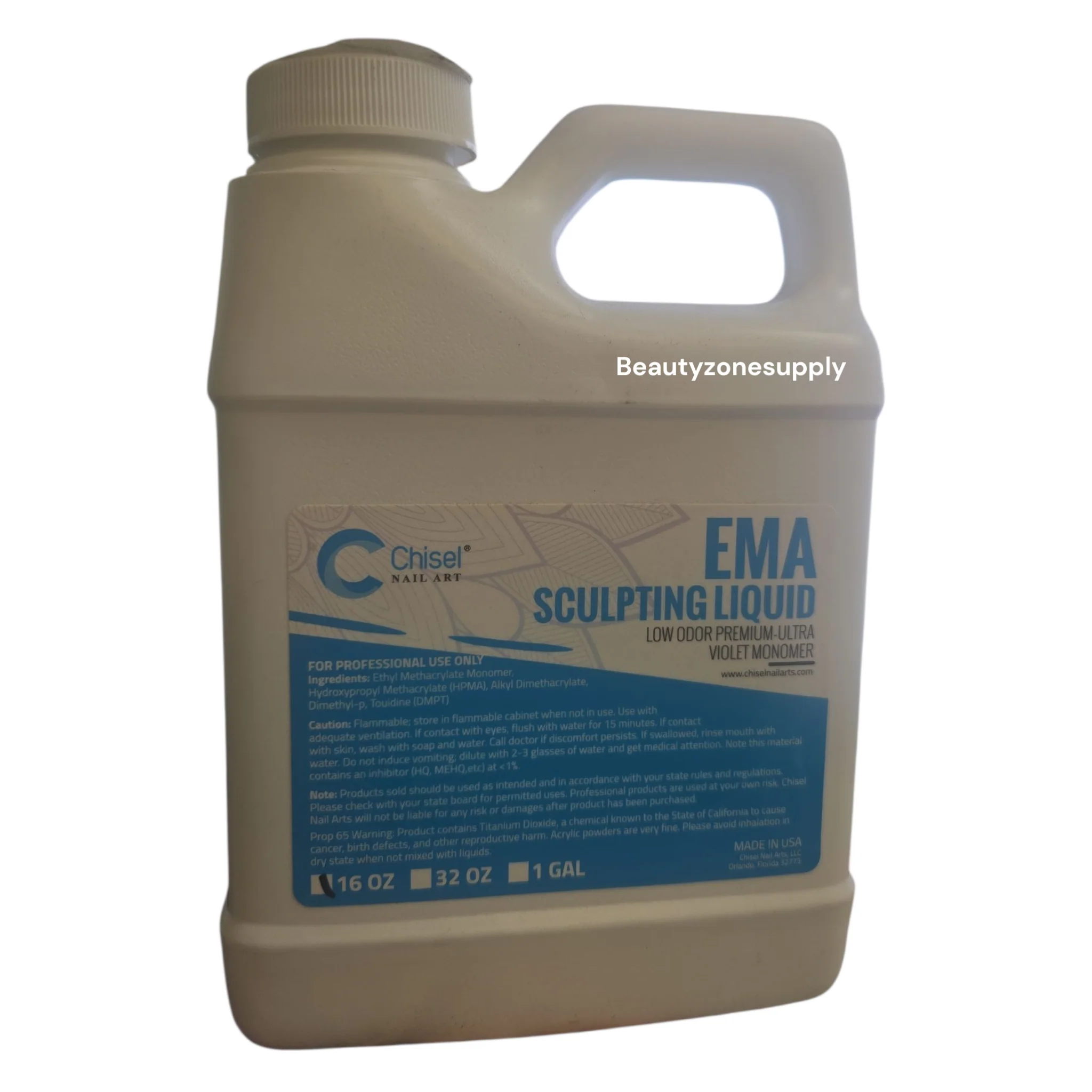 Chisel EMA Sculping liquid Violet Monomer 16 oz