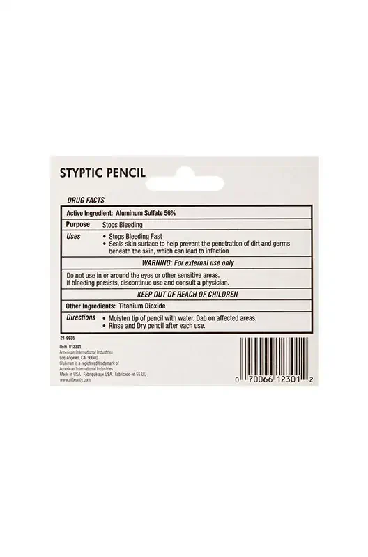 Clubman Woltra Small Styptic Pencil 012301 - Image 2