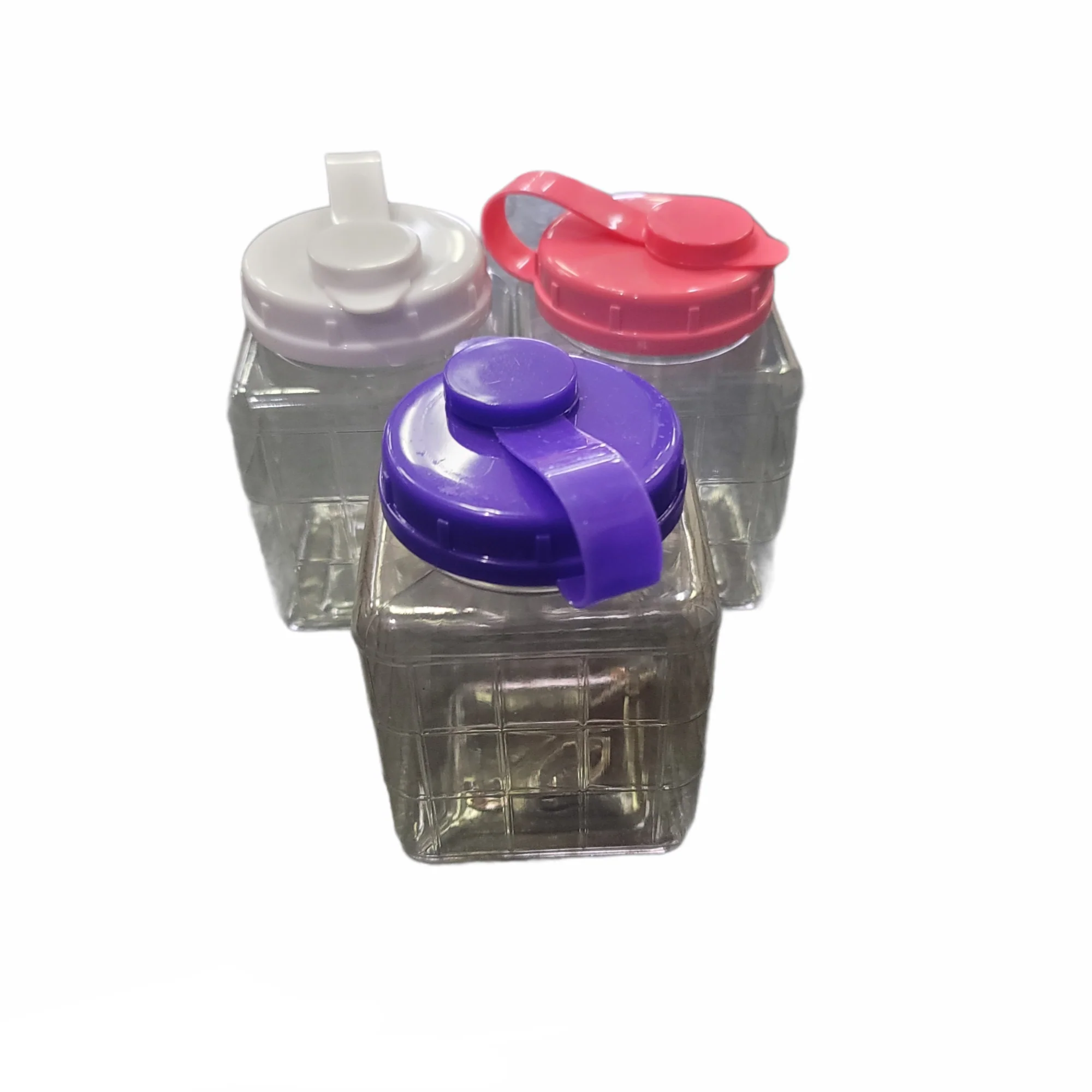 Empty Cotton Container Small Plastic - Image 2