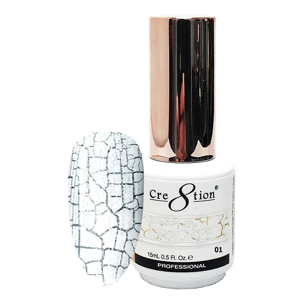 Cre8tion Crackle Soak-Off Gel #01