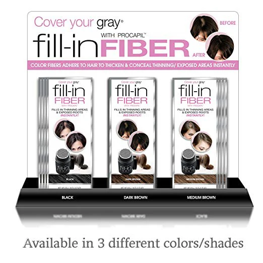 Cover Your Gray PRO FILL-IN FIBER PRE-PACK 12 PCS. #0290PK - Image 3