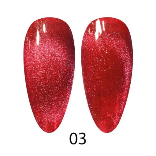DC dnd 9D Cat Eye Smoothie #03 – Ruby Mirage 0.5 oz - Image 2