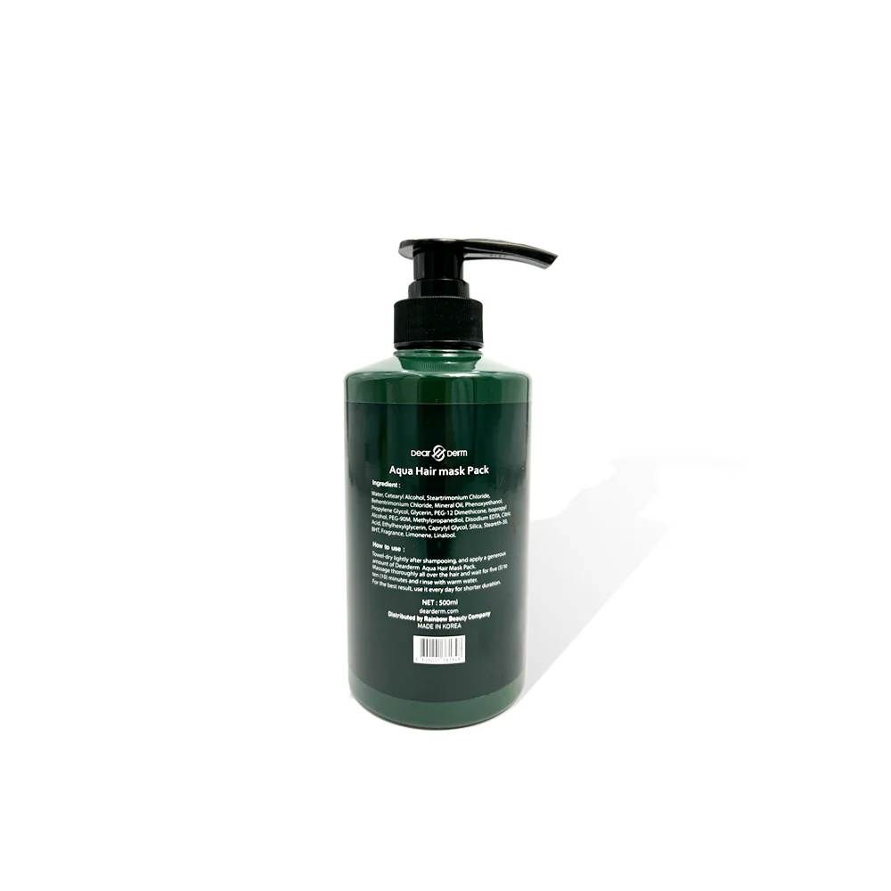 Dearderm Hyssop Aqua Hair Mask Pack 500ml - Image 2