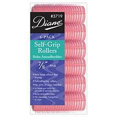 Diane Self Grip Rollers Pink 7/8 6 Pack #D3719 - Image 2