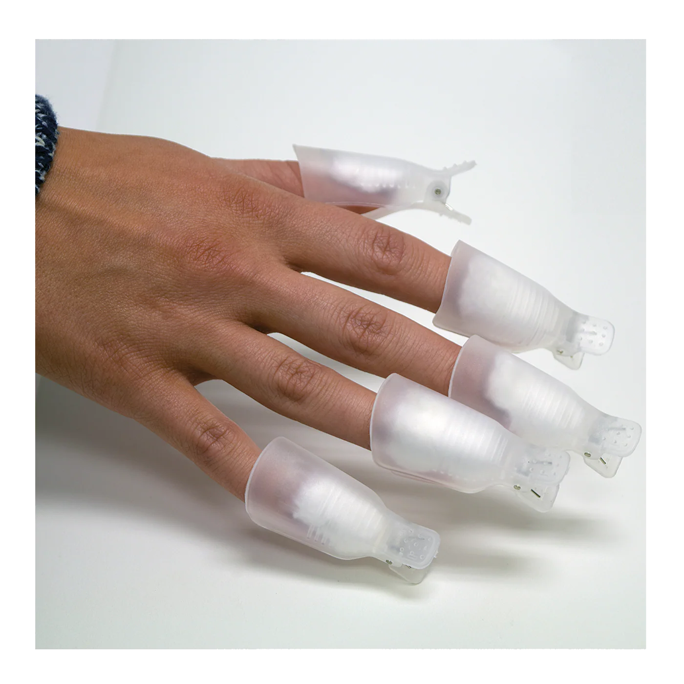 DL Pro Reusable clips Soak-off Clips - 10/pk. #DL-C419 - Image 2