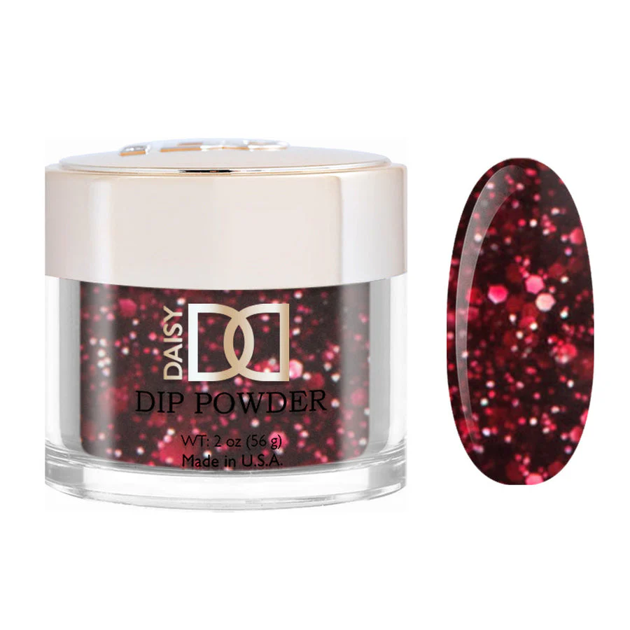 DND Dap Dip Powder & Acrylic powder 2 oz #675 Red Eyeshadow - Image 3