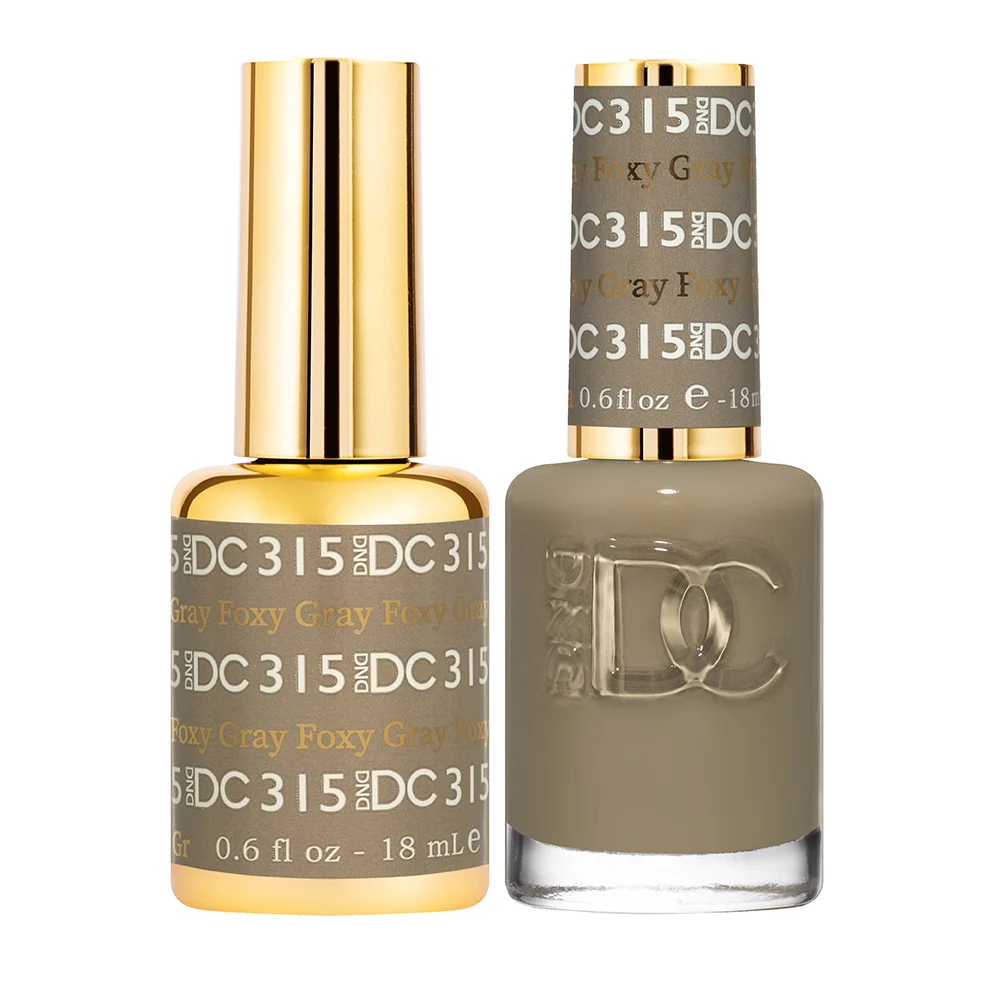 DND DC DUO Foxy Gray 0.5 oz #315