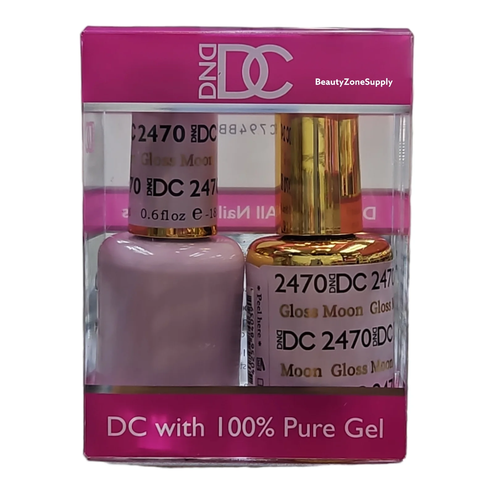 DND DC Duo Gel & Lacquer Gloss Moon #2470