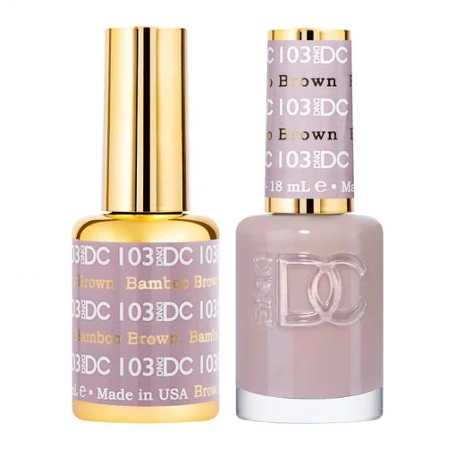 DND DC Gel Polish Duo  Bamboo Brown #103