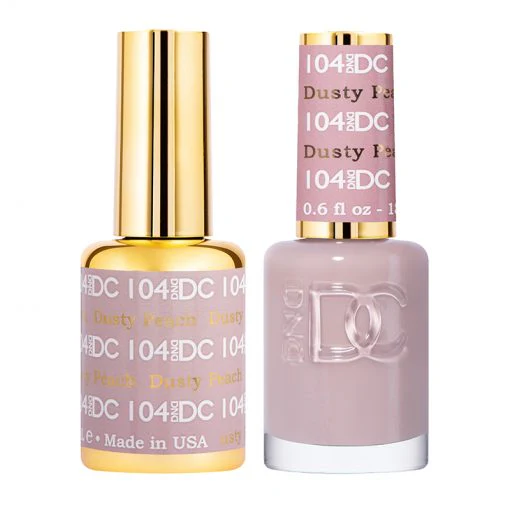 DND DC Gel Polish Duo  Dusty Peach #104