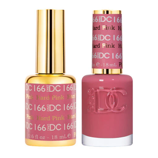 DND DC Duo Gel & Lacquer Hard Pink #166