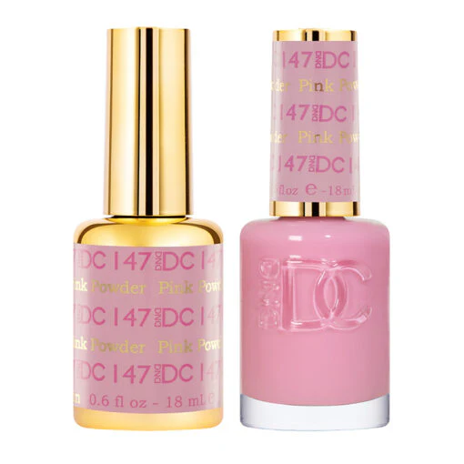 DND DC Duo Gel & Lacquer Pink Powder #147