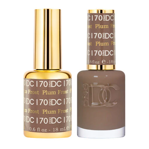 DND DC Duo Gel & Lacquer Plum Frost #170