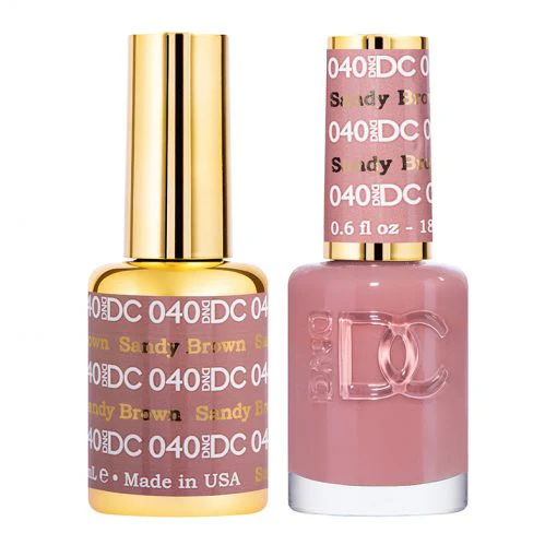 DND DC Gel Polish Duo  Sandy Brown #040