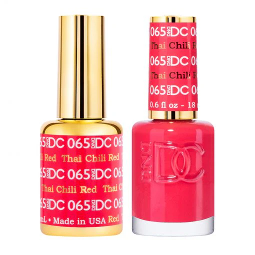 DND DC Gel Polish Duo  Thai Chilli Red #065