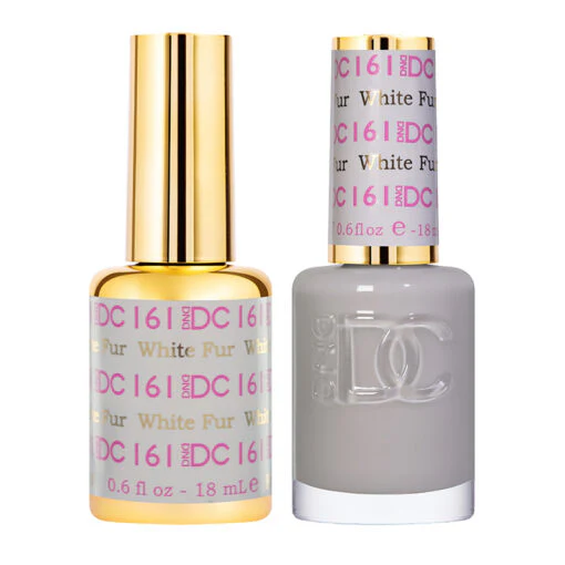DND DC Duo Gel & Lacquer White Fur #161