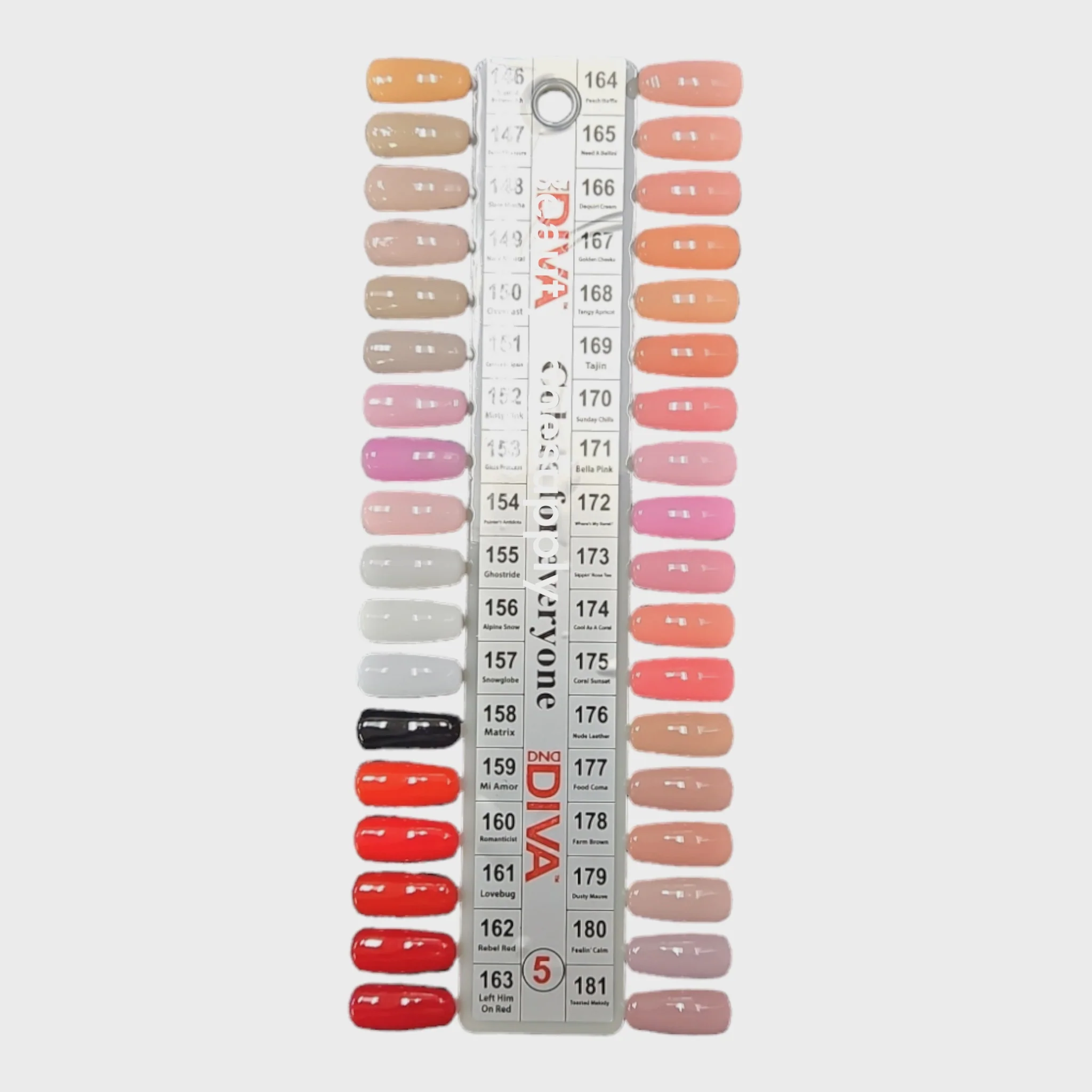 DND Diva Duo Gel & Lacquer 173 Sippin' Rose Tea - Image 2