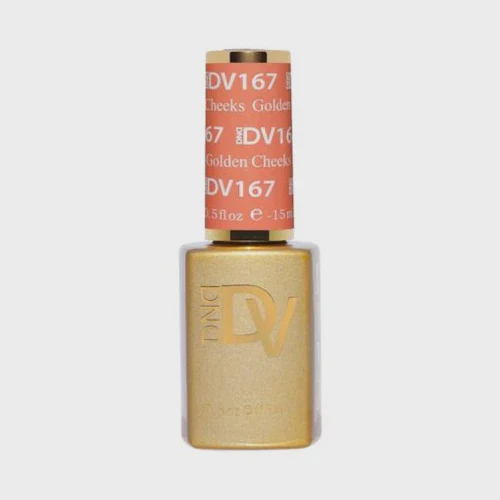 DND Diva Gel Polish 0.5 oz 167 Golden Cheeks