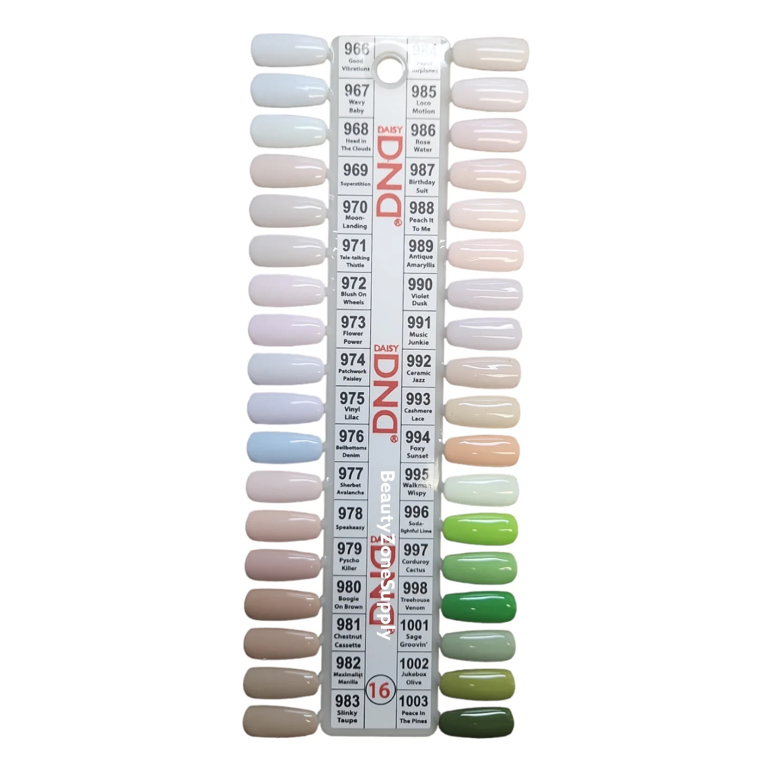 DND Duo Gel & Lacquer Chestnut Cassette #981 - Image 2