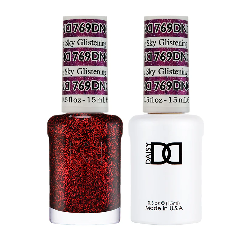 DND Duo Gel & Lacquer Glistening Sky #769 - Image 5