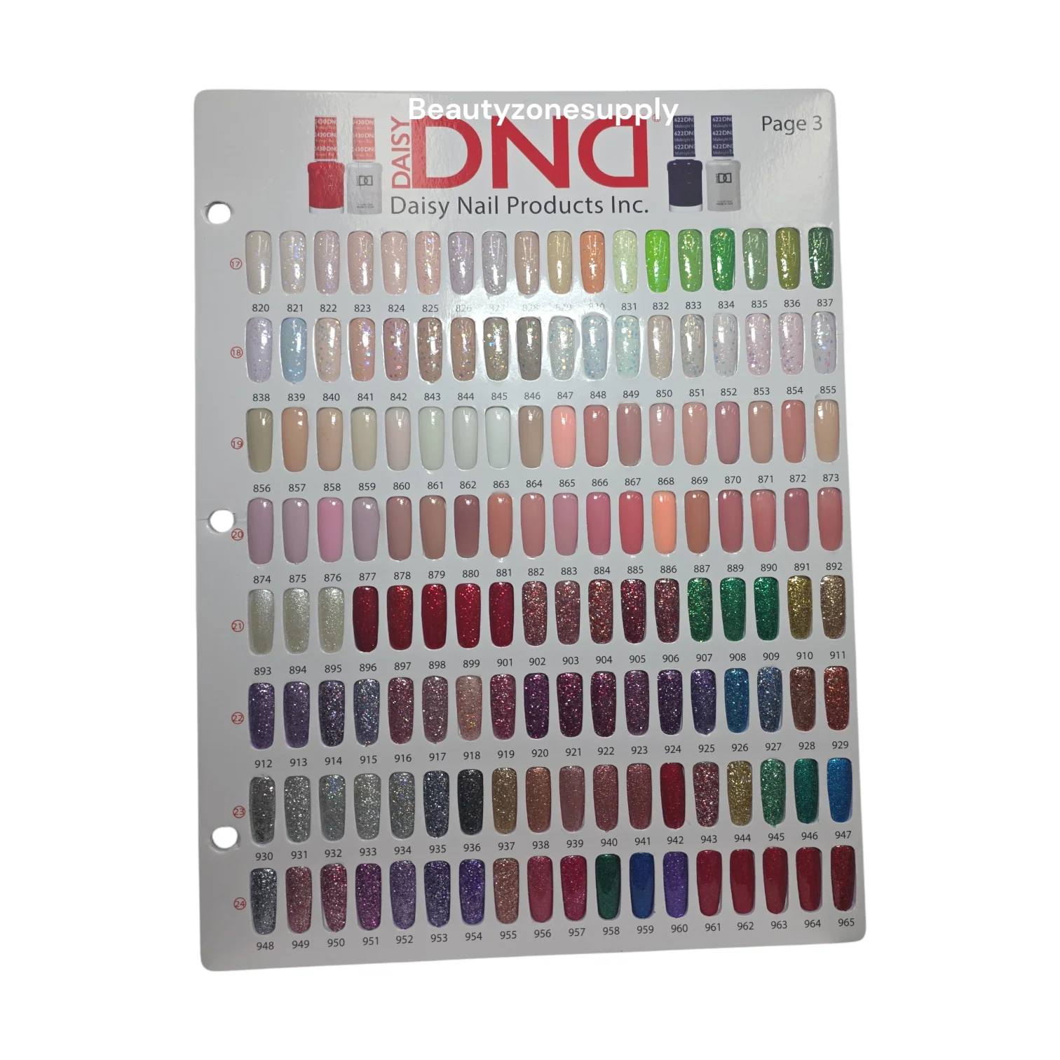 DND Duo Gel & Lacquer Page 3 Collection 144 Colors Set 3 - Image 2