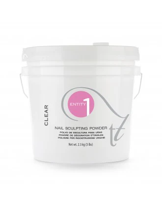 ENTITY Nail Sculpting Powder Clear 2267.96 g - 80 oz #101794 - Image 2