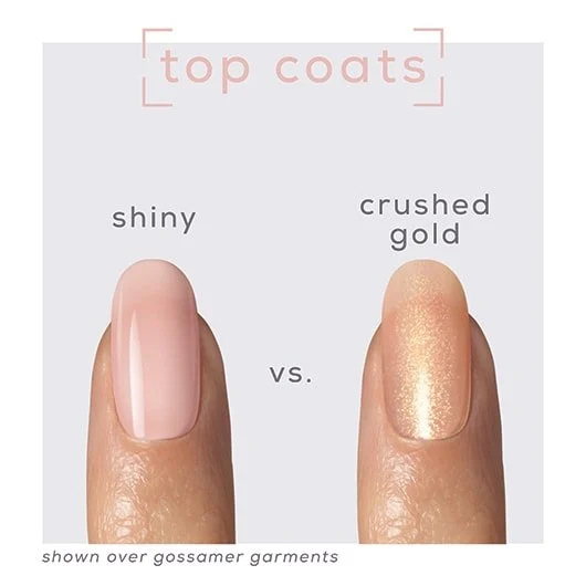 Essie Gel Couture Effect Top Coat Crushed gold 0.46 Oz #04 - Image 2