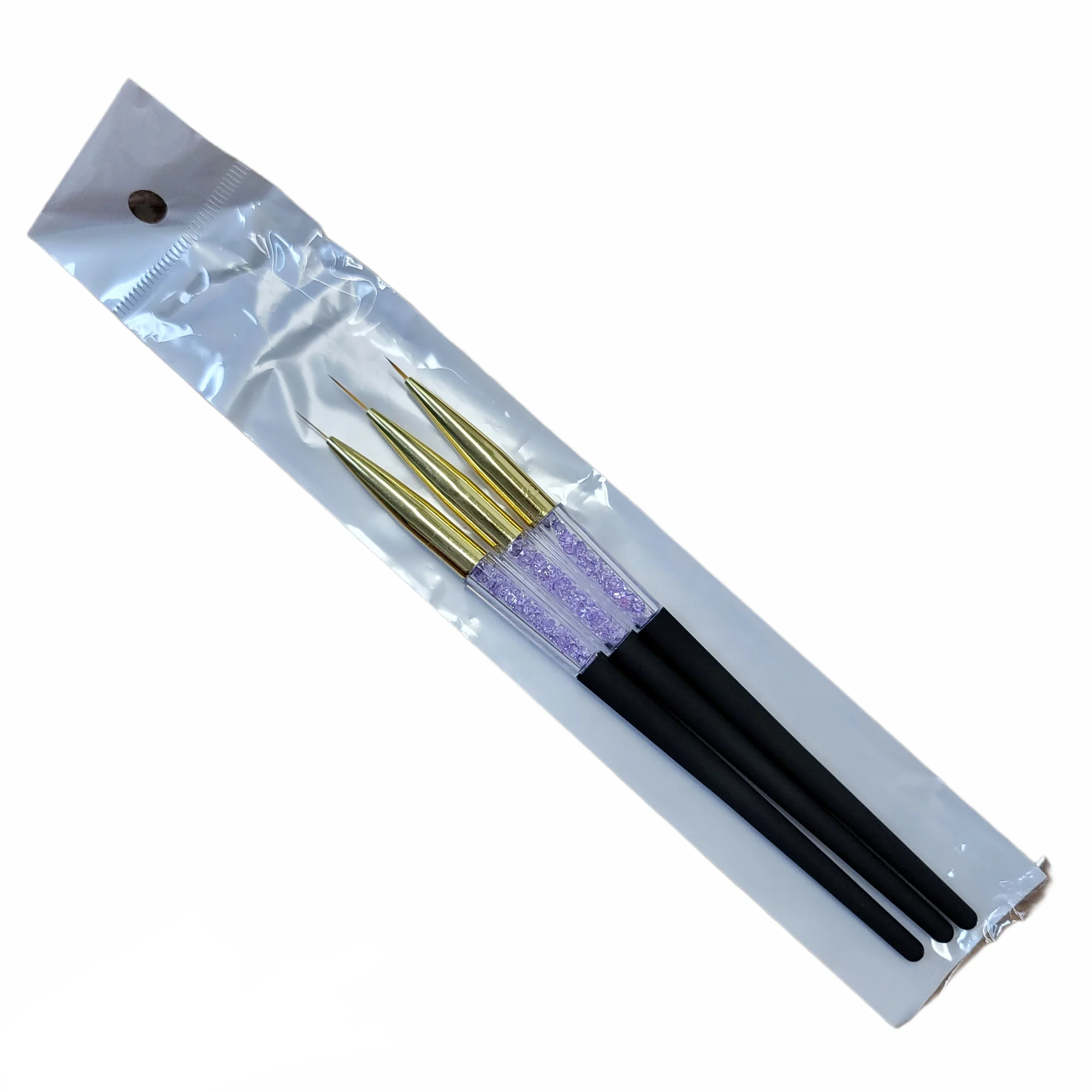 GB06 Nail Art Brush 3 pcs / set - Image 2