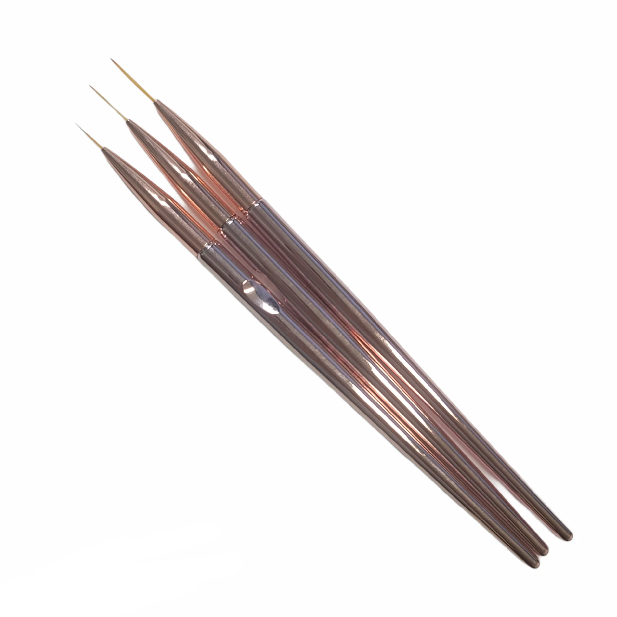GB11 Nail Art Brush (3pcs/set) gold handle