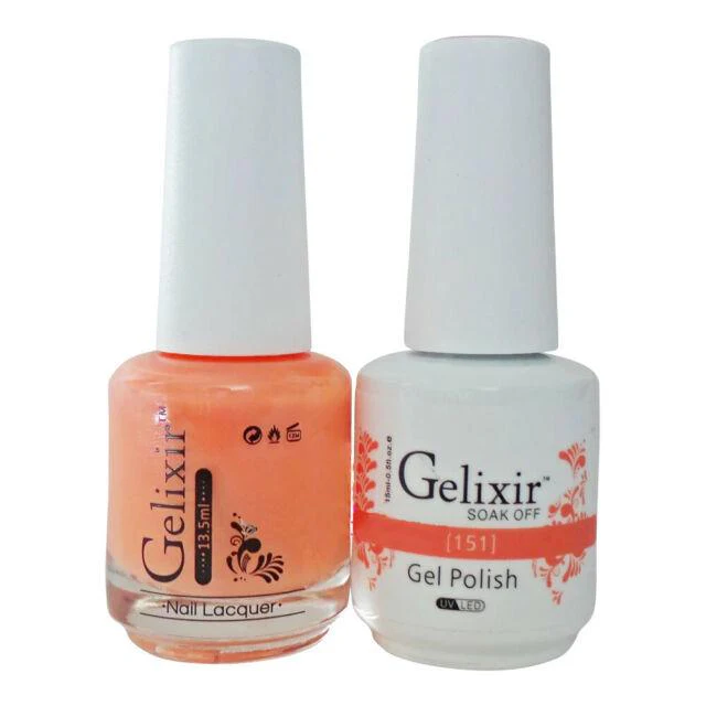 Gelixir Nail Polish Gel & Matching Lacquer 1 PK #151 - Image 2