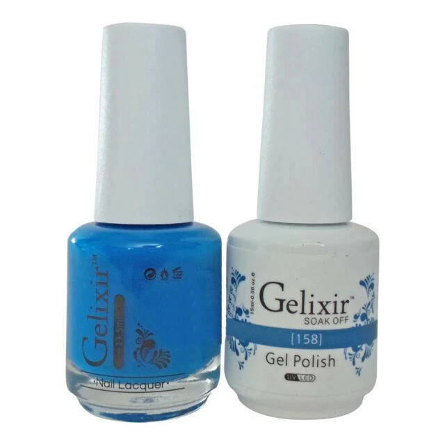 Gelixir Nail Polish Gel & Matching Lacquer 1 PK #158 - Image 3