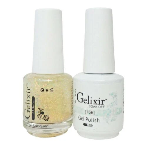 Gelixir Nail Polish Gel & Matching Lacquer 1 PK #166 - Image 3